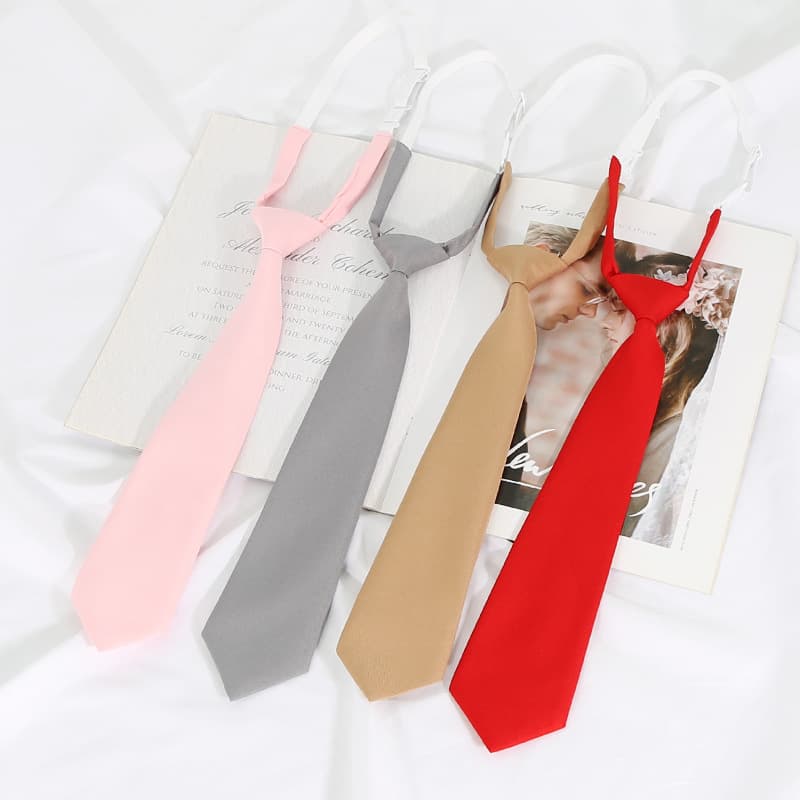 (Wholesale), solid color tie, fashionable uniform for students, (Physicals) 3