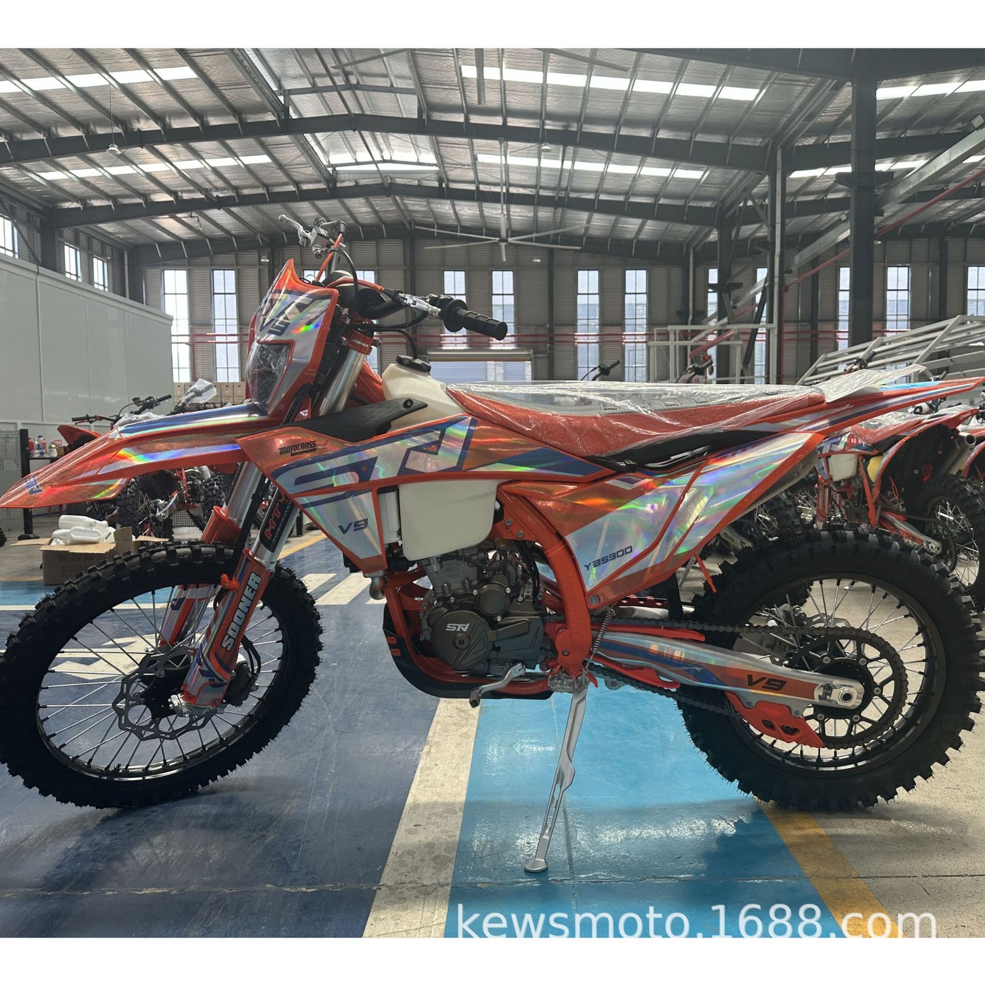 Stoner off-road motorcycle STNV9-4YBS300 two-wheeled four-stroke motorcycle riding racing water-cooled National IV 2