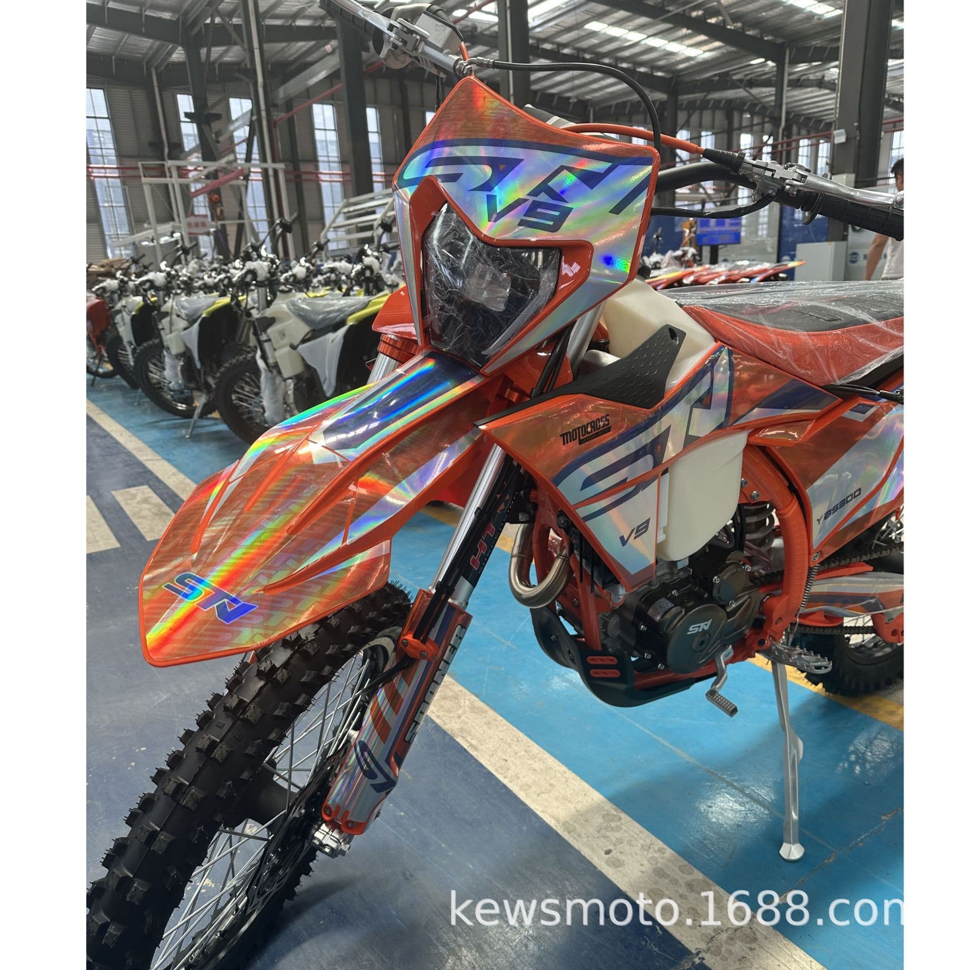 Stoner off-road motorcycle STNV9-4YBS300 two-wheeled four-stroke motorcycle riding racing water-cooled National IV 5