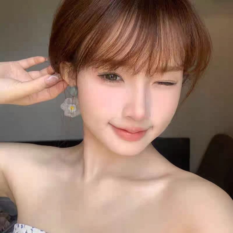 Accessory, ear clips, cute earrings, flowered, no pierced ears, high-quality style 3