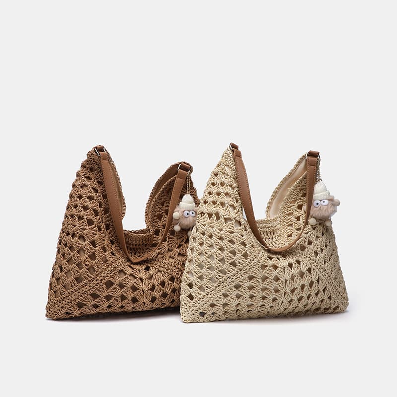 Summer straw capacious one-shoulder bag 3