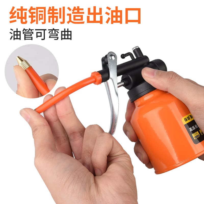 High -pressure machine oil pot oil gun pot Furnishing oil gun manual risper, oil pot, drop pot, oil device injection tool lubrication lubrication 3