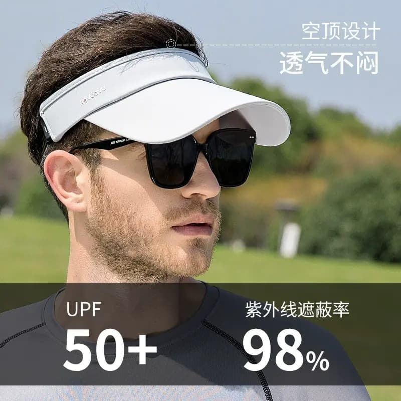 Summer silk sports universal sun hat solar-powered, UV protection, for running 3