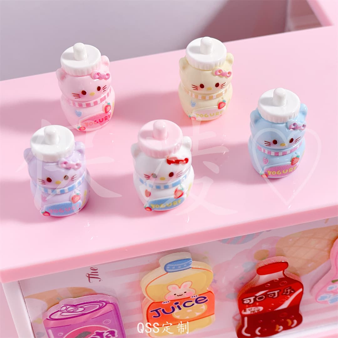 Creative cartoon food play with accessories, cream accessory, cat 3