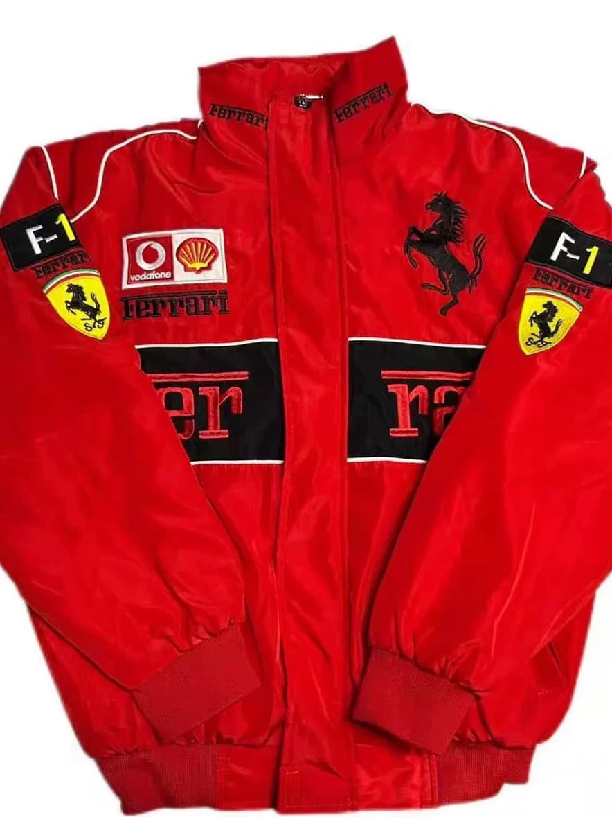 25 cross-border hot sale F1 jacket French racing suit jacket full embroidered Lari jacket racing cotton suit 1