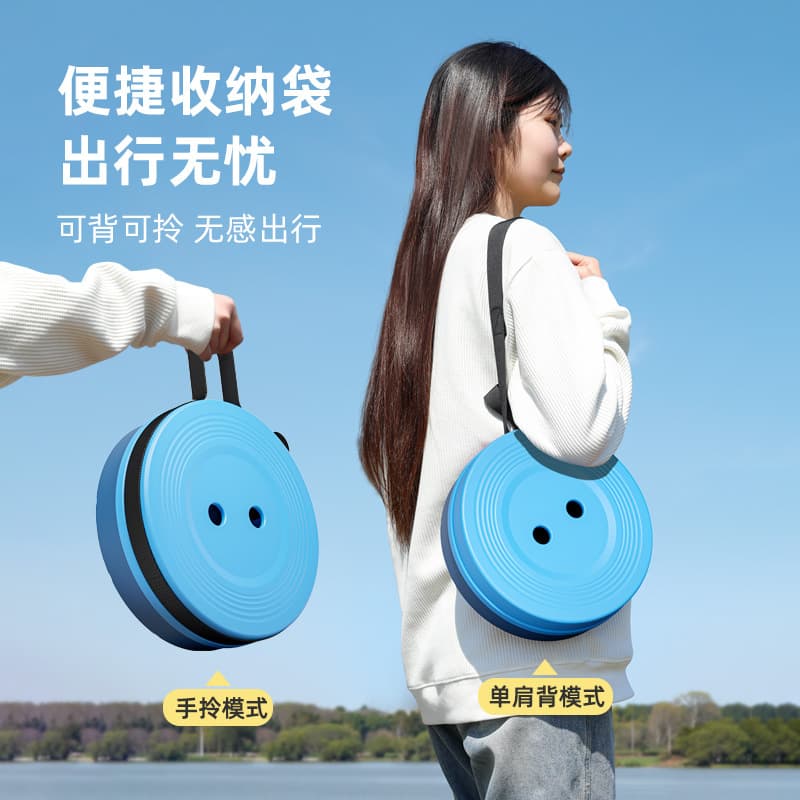 Retractable stool outdoor picnic brand new gradient camping trip fishing queue stool plastic folding stool portable 4