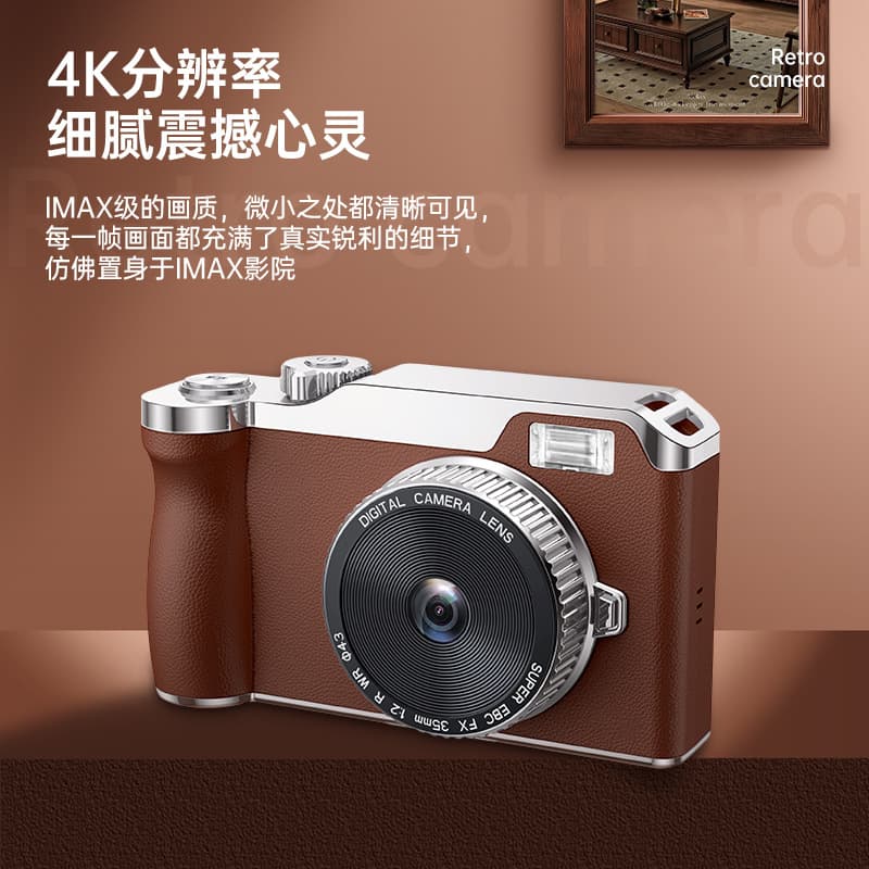 New cross-border CCD high-definition digital camera for students portable front and rear dual cameras for students introductory travel photography micro-single 3
