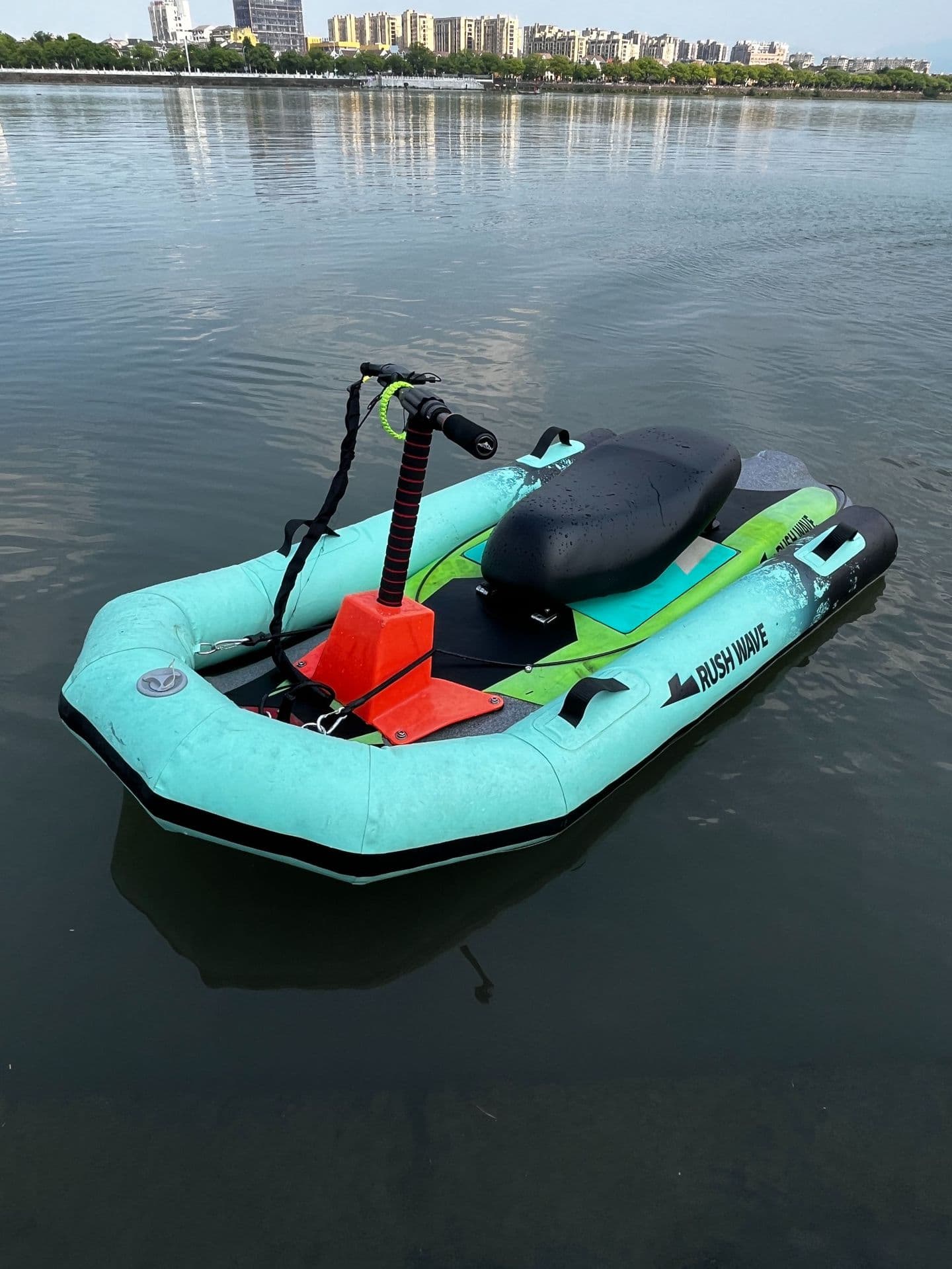 RUSHWAVE Watch the machine motorboat thruster power surfboard inflatable boat small water electric surfboard 2