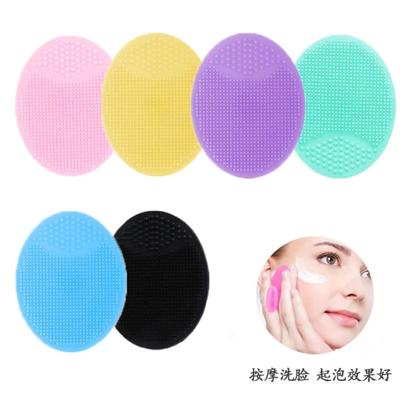 Baby hygiene product for head wash, soft silicone brush, children's bath sponge for new born, shampoo for face washing 1