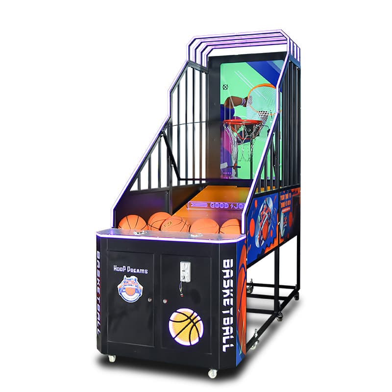 Basketball folding basket machine for adults with coins, game console, large machine, videogame, equipment 6