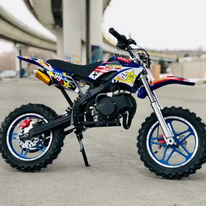 Children's model 49CC small off-road motorcycle two-stroke fuel sports car beach off-road motorcycle cross-border popular 4