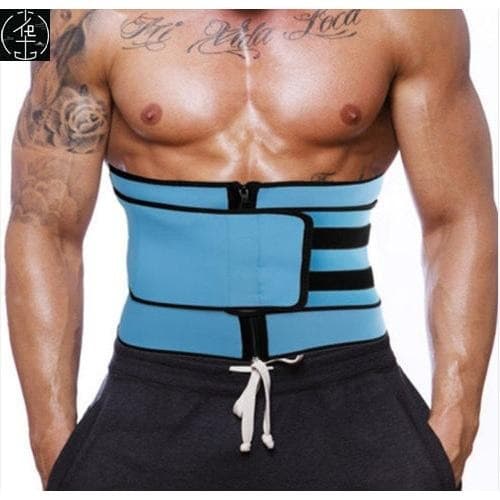 [Plus Size Waist Trainer Corset Sport Girdle Double Belt Faja] 5