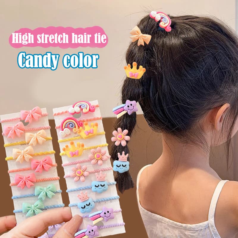[Children's towel ring, cute hair ring cartoon hair accessori] 4