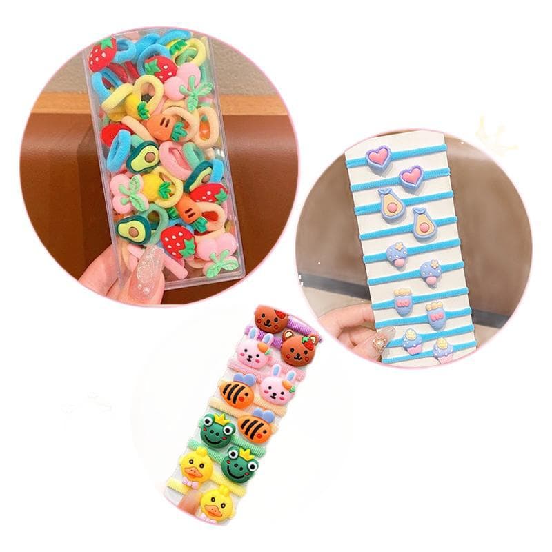 [Children's towel ring, cute hair ring cartoon hair accessori] 5