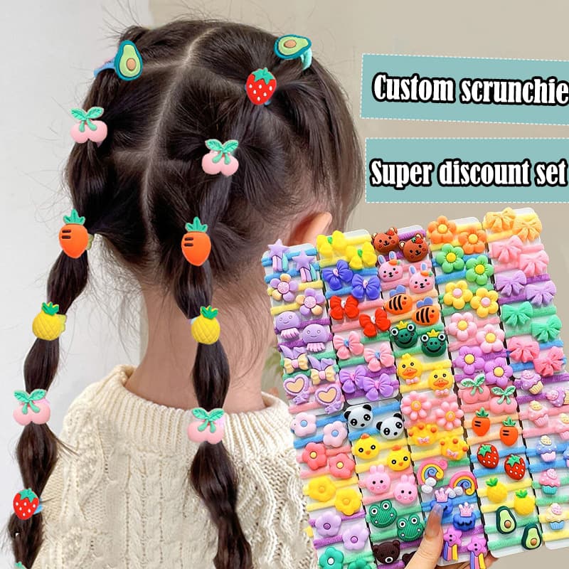 [Children's towel ring, cute hair ring cartoon hair accessori] 1