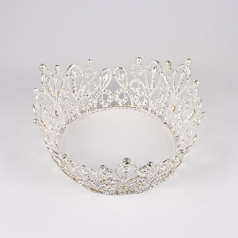 (Cross-border trading), crown handmade, accessory for bride, European style, diamond encrusted 2