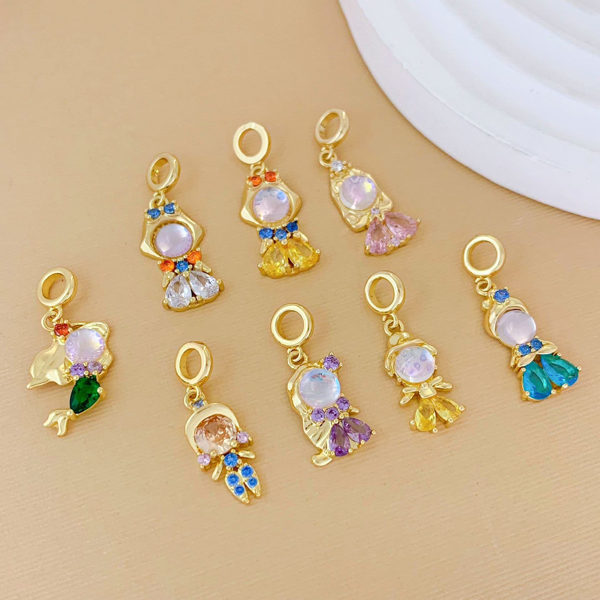 Cute pendant, fashionable sophisticated necklace, universal accessories, accessory, DIY, high-quality style, does not fade