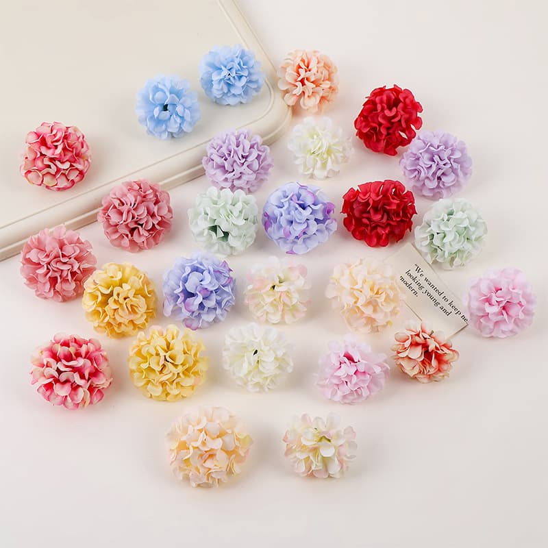 Wedding wedding decoration small ball chrysanthemum home decoration simulated ball chrysanthemum head DIY handmade fake flower wedding set 1