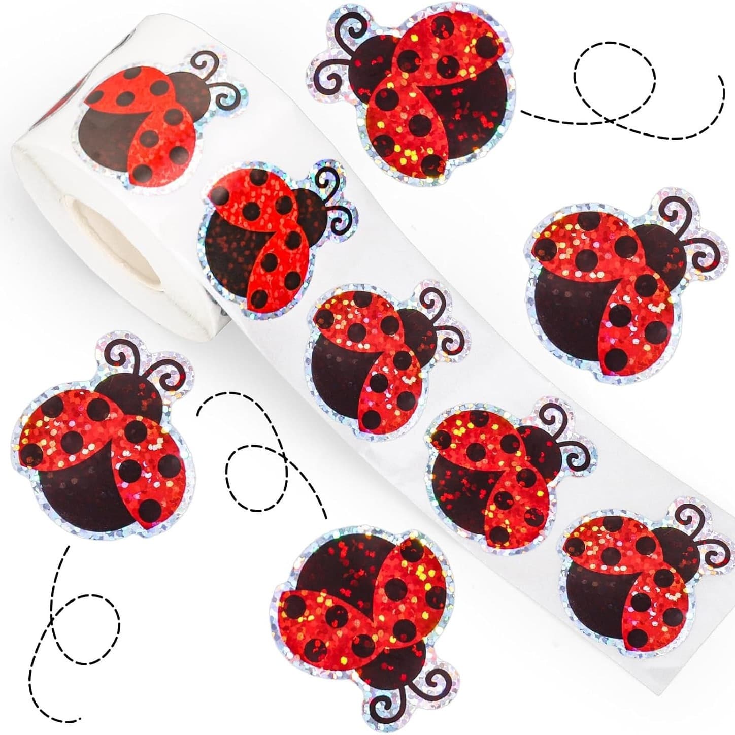 500 stickers/holiday laser sticker label office stationery decoration label sealing sticker 3