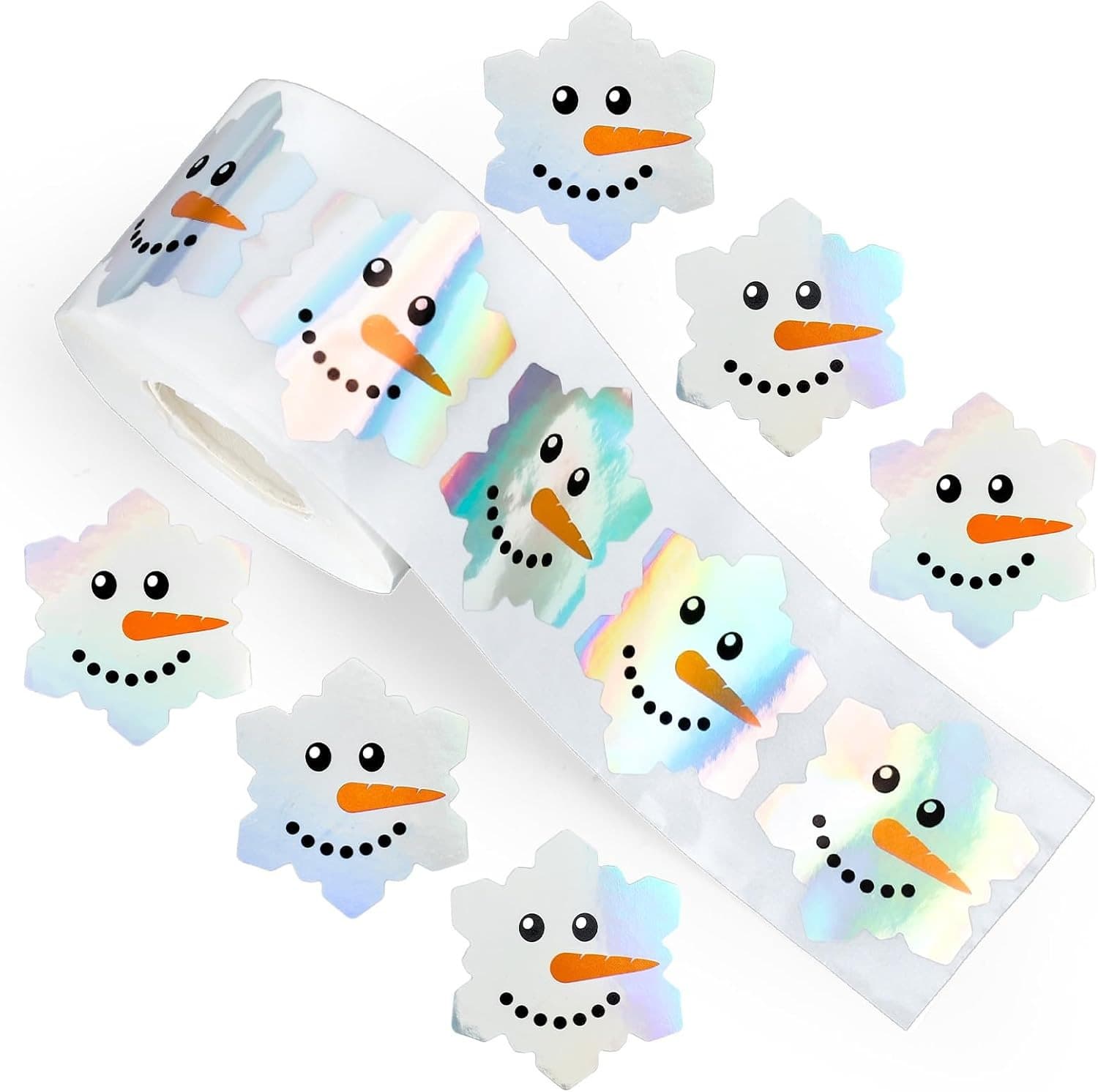 500 stickers/holiday laser sticker label office stationery decoration label sealing sticker 4
