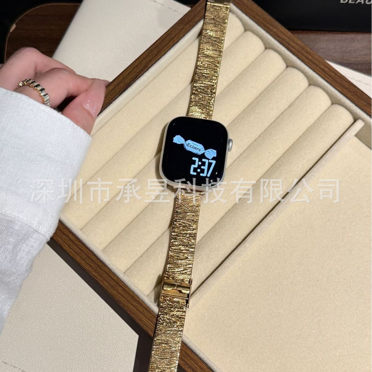 Huawei, wavy watch strap stainless steel, bracelet, 22mm 4
