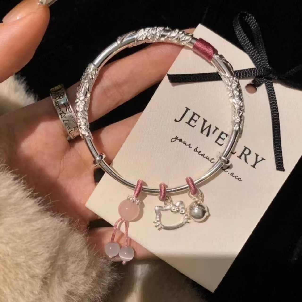 Women's bracelet, universal silver bracelet, for beloved 2