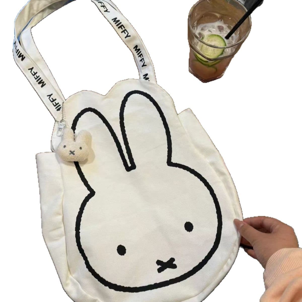 Cute rabbit, shopping bag, capacious one-shoulder bag, shoulder bag, new collection 5