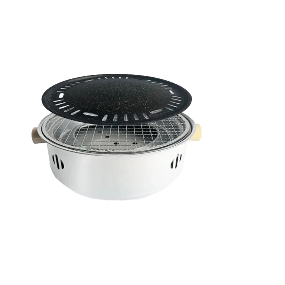 Tea-boiled barbecue stove, indoor, outdoor, barbecue rack, camping, household barbecue stove, portable barbecue stove, charcoal oven 5
