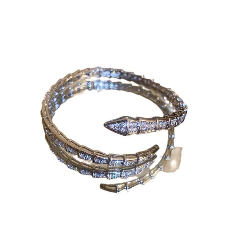 Small design elegant sophisticated women's bracelet with zircon, light luxury style, high-quality style 5