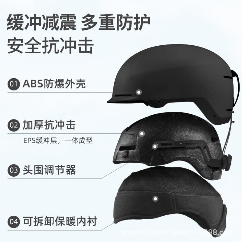 Winter ski helmet for adults, equipment, protective gear 2