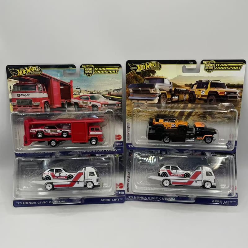 Fenghuoleng Auto Culture Transport Fleet Plymouth Honda Civic Toyota Road Cruiser Alloy Car Model