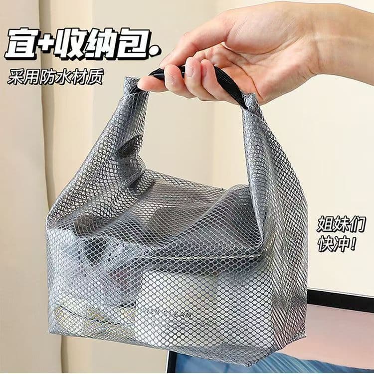 Waterproof storage bag for gym for swimming, capacious small bag for traveling for men and women 2