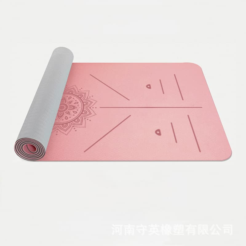 Professional non-slip yoga mat for gym, sports jump rope, increased thickness 5