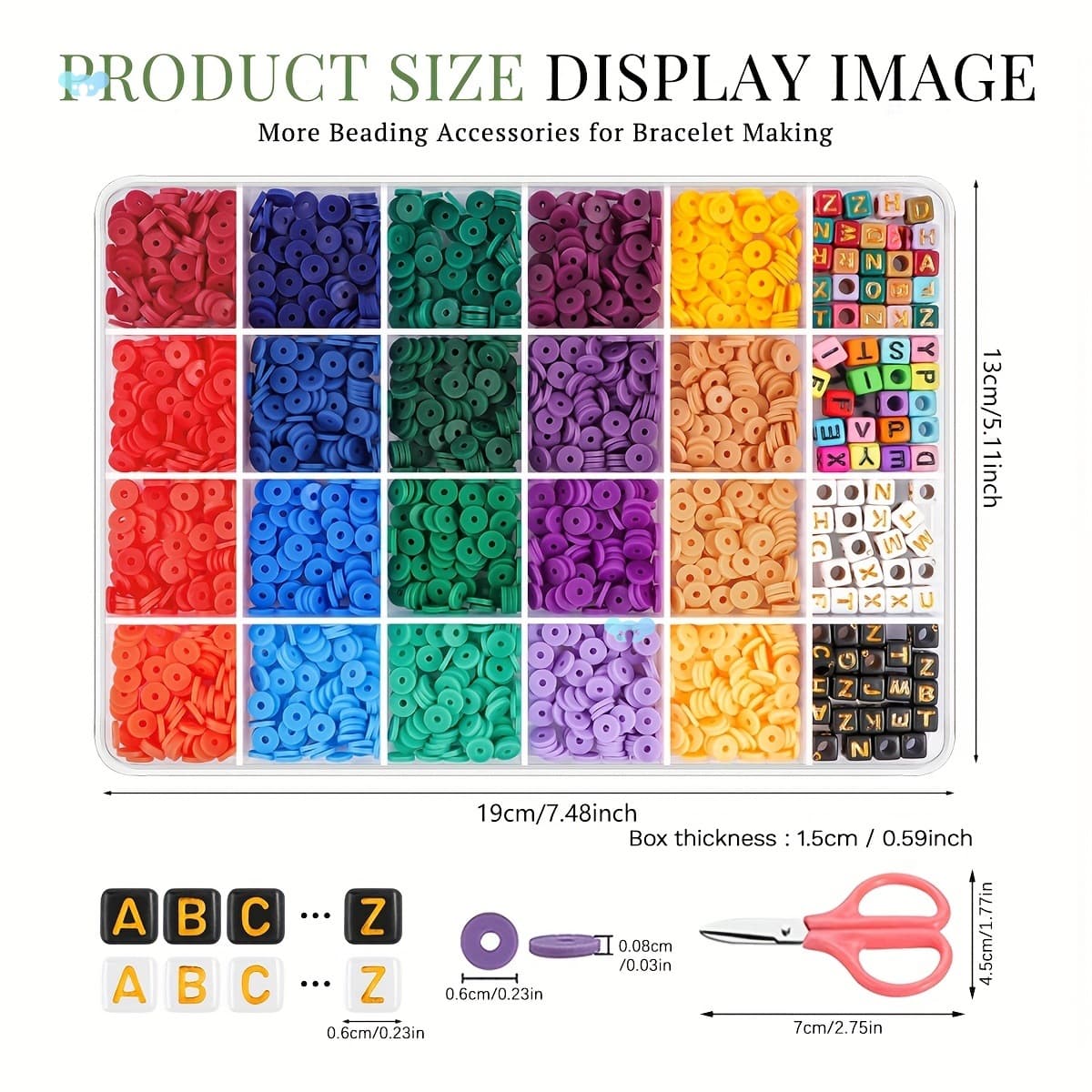 [2400pcs/1 diy Jewelry Making Kit usb Powered Electric Clay] 1