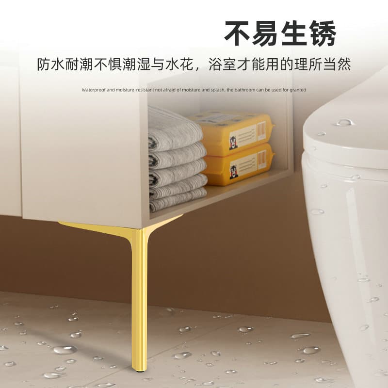 Light luxury metal sofa foot bedside table foot coffee table foot bed legs TV cabinet foot semicircular three-pointed feet furniture support legs 2