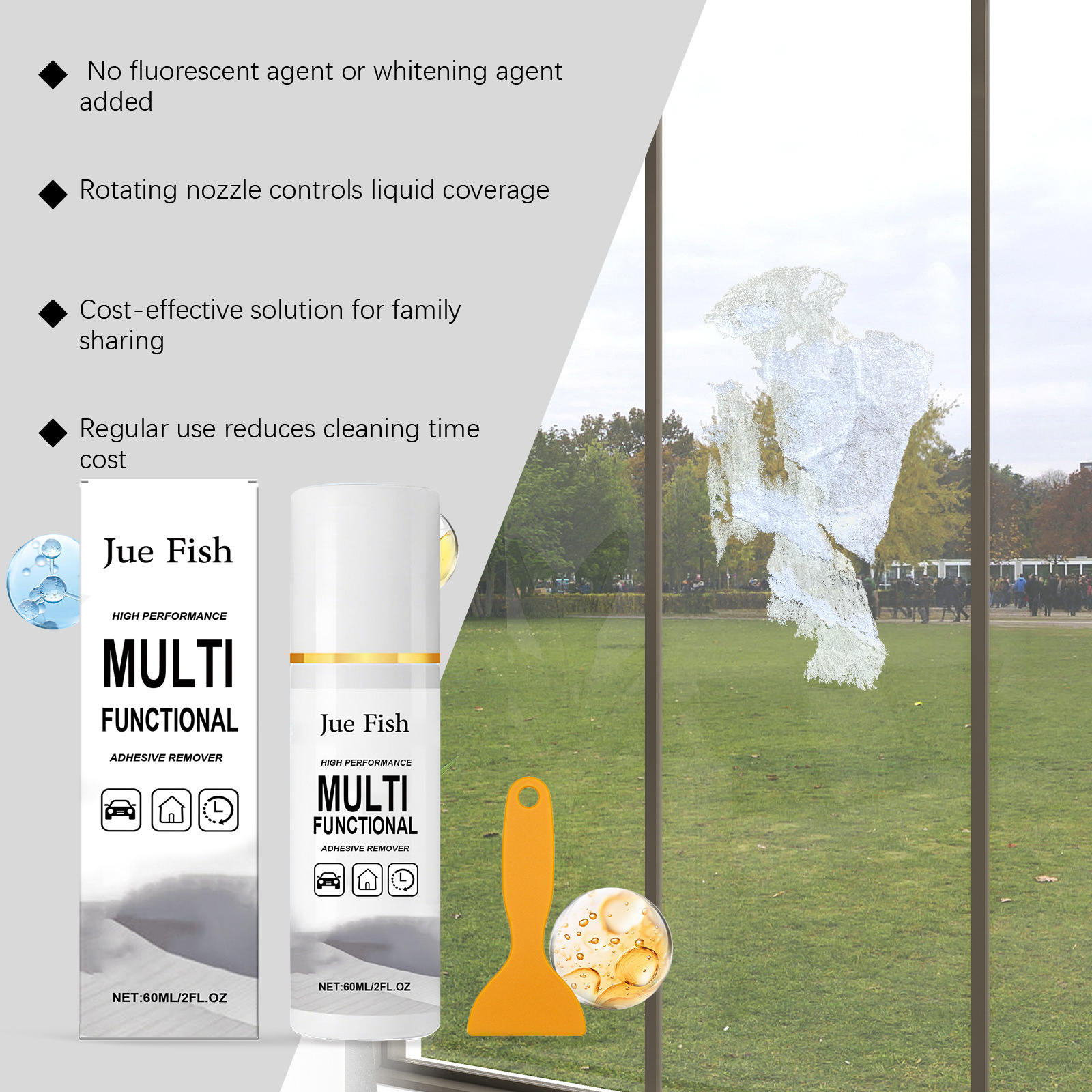 JUE FISH Multifunctional universal soft effective cleaner reusable for auto 4
