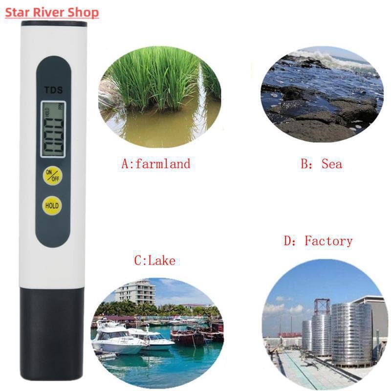 Digital PH TDS Meter Tester Temperature Pen Water Purity PPM 4