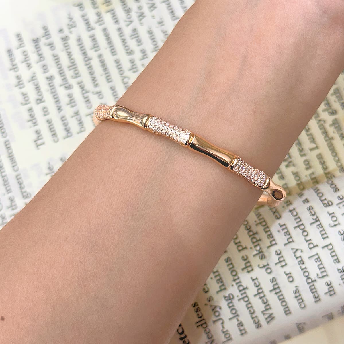 Design bamboo universal women's bracelet, Chinese style, simple and elegant design, high-quality style 2
