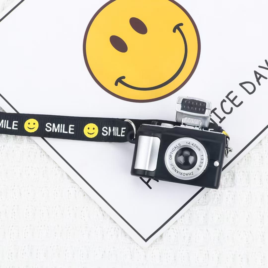 Camera, keychain, necklace, pendant, makes sounds, creative gift 4