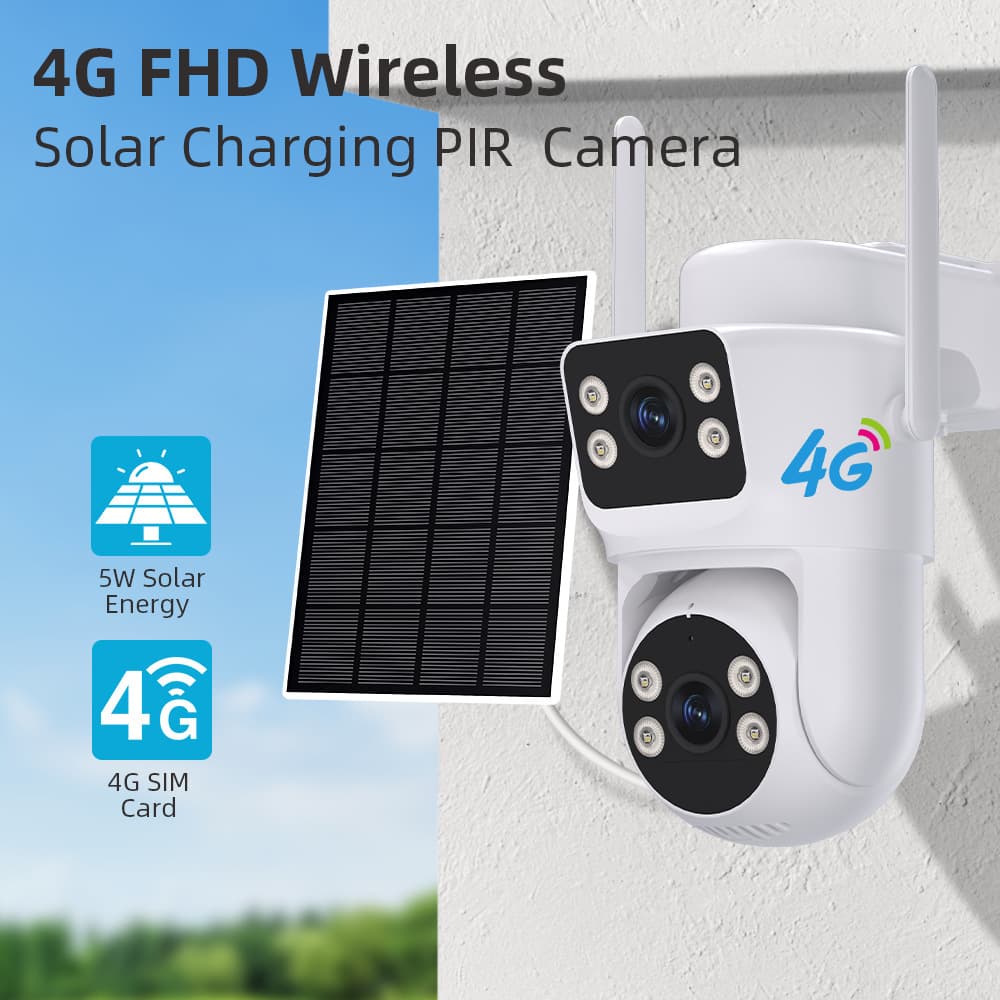 Wireless monitor solar-powered, CCTV camera, videocamera, 4G, 4G 1