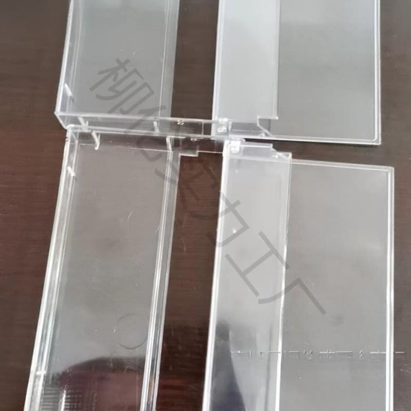 New standard thigh-end non-fixed foot tape box High transparent thickened hard box spot No-card corner tape box 3