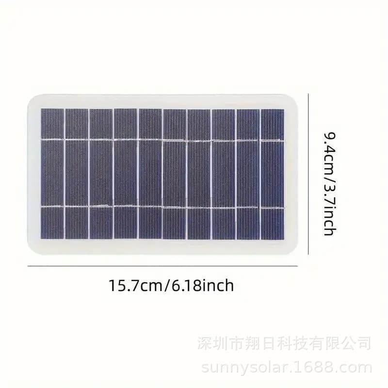 (Cross-border trading), waterproof charger solar-powered, 5v, 2W, 6v 5