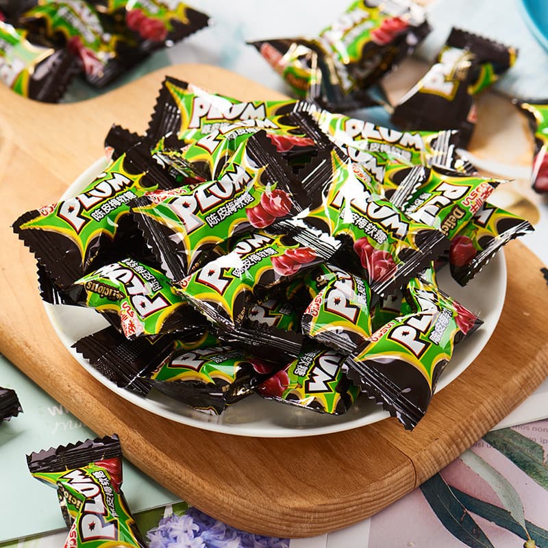 Li Xiang Chenpi Hua Mei Gummy Happy Candy Bulk Hua Mei Snacks Internet Celebrity Supermarket Snacks Snacks Independent Small Packages 3