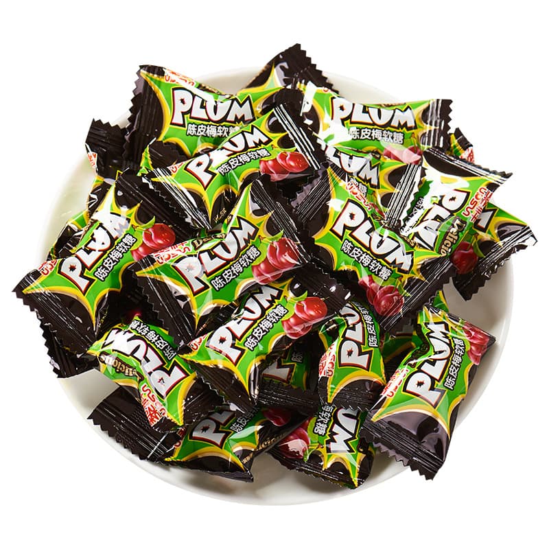 Li Xiang Chenpi Hua Mei Gummy Happy Candy Bulk Hua Mei Snacks Internet Celebrity Supermarket Snacks Snacks Independent Small Packages 5