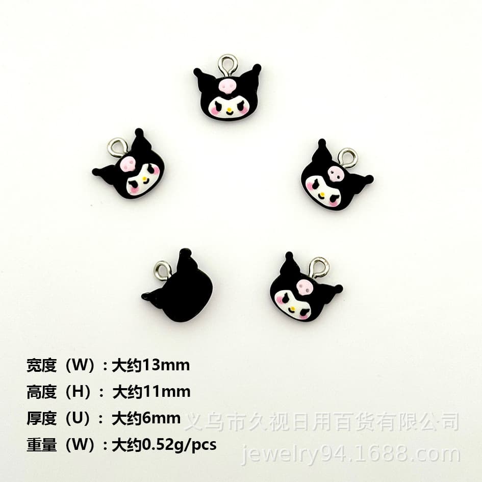 Sanrio, cartoon children's accessories, necklace, keychain, pendant, DIY 3