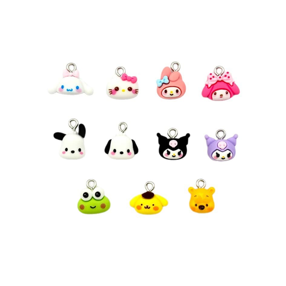 Sanrio, cartoon children's accessories, necklace, keychain, pendant, DIY 5