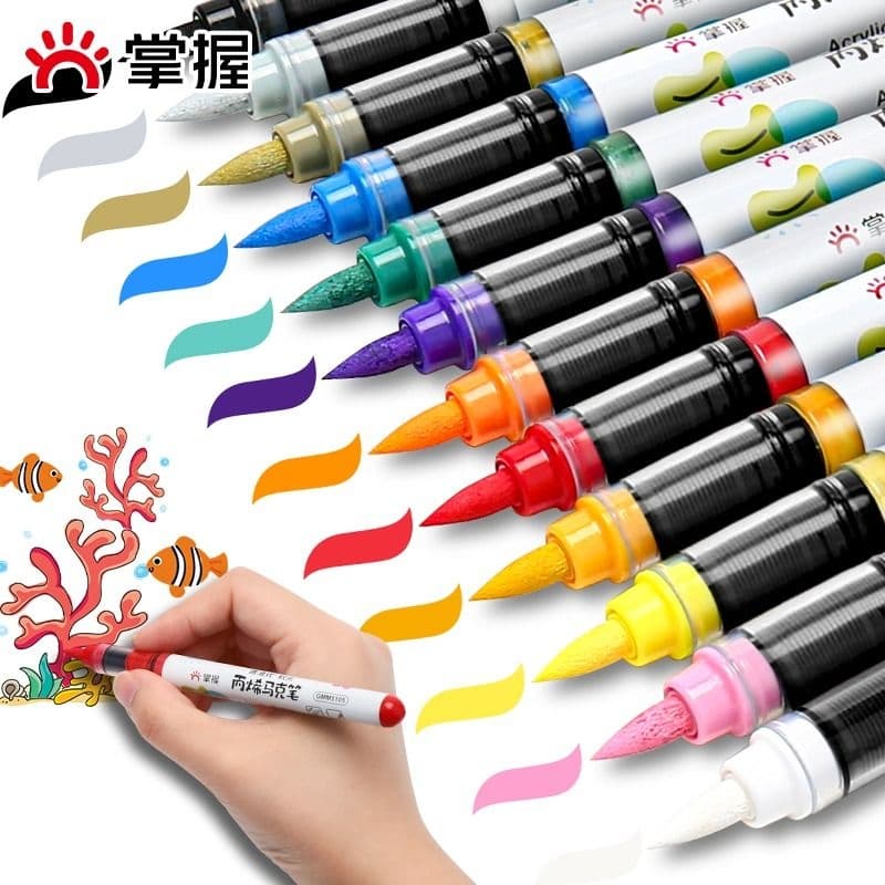掌握 Acrylic, art marker for students, crayons