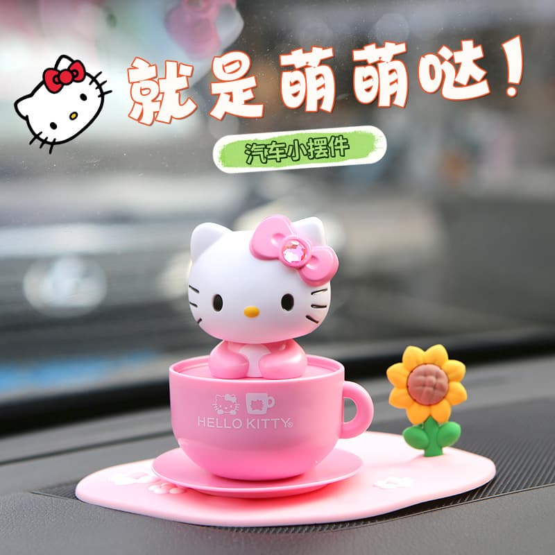Hello Kitty, transport, fashionable toy solar-powered 4