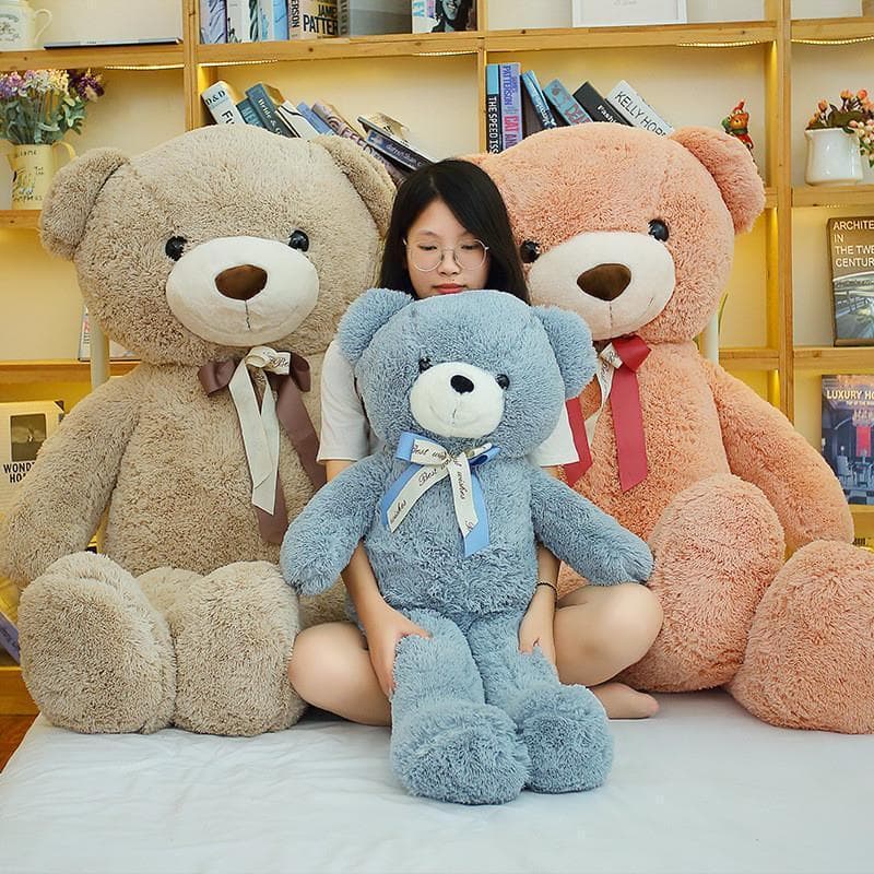 Big Bear Teddy Plu is Toy Big Bear Doll Big Baby Bear GIVE 3