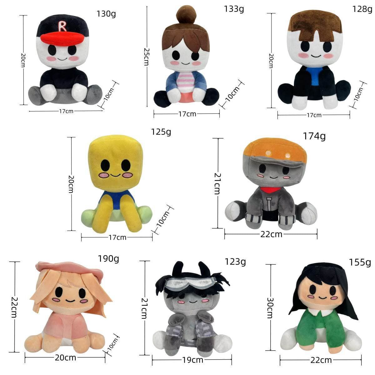 20CM The New Roblo Surrowing Plush TOYS Dolls CUTE D 1